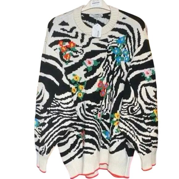 Philosophy di Lorenzo Serafini Animal Print Sweater Sz 46 US 10 / XL MSRP $1,135 - Picture 15 of 15
